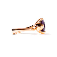 TULIP Ring Small mit Amethyst