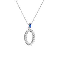 L'Heure du Diamant Marquise Anhänger mit Halskette