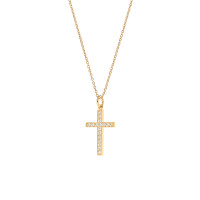 Cross Anhänger Pavé