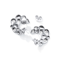 SNOWFLAKES Hoop Classic alternating Earrings