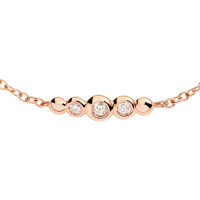 Armband Bollicine Roségold und Diamanten