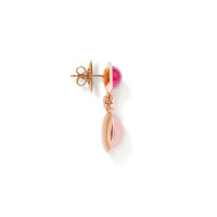 BOUTON Ohrringe 2 Cabochons 'Blush'