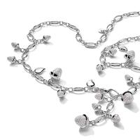 Kurzes MIKADO Collier mit Diamant Pavé 