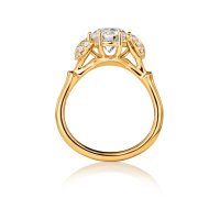 Winter Frost Solitaire Ring