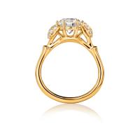 Winter Frost Solitaire Ring