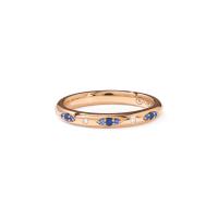 GYPSY Bandring Pavé  'Ocean' 
