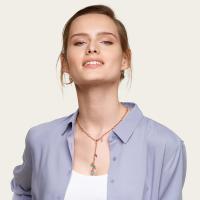 MIKADO Collier Delicate Türkis mit Diamond Pavé 