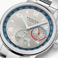 Club Sport Neomatik Weltzeit silber