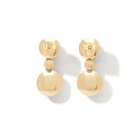 BOUTON Ohrhänger 2 Cabochons 'Sand'