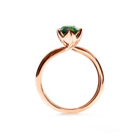 TULIP Ring XS mit grünem Turmalin