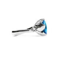 TULIP Ring Large mit Swiss Topas