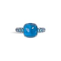 Ring Nudo Deep Blue
