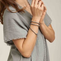 INDIA Armband mit Greywood Medium