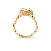Winter Frost Solitaire Ring