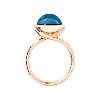 BOUTON Ring large London Topas