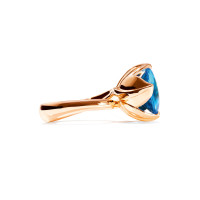 TULIP Ring Large mit Swiss Topas