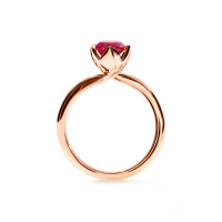 TULIP Ring XS mit rosa Turmalin
