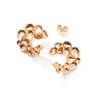 SNOWFLAKES Hoop Classic alternating Earrings