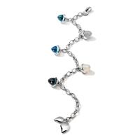 MIKADO Flamenco Charm Armband Ocean mit Diamond Pavé 