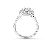 Winter Frost Solitaire Ring