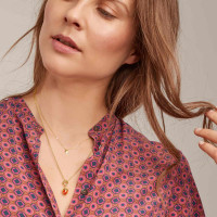 MIKADO Flamenco Anhänger mit Mandarin-Granat