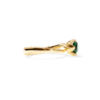 TULIP Ring XS mit grünem Turmalin