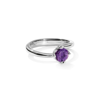TULIP Ring XS mit Amethyst