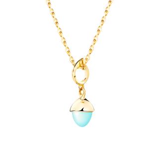 MIKADO Anhänger Flamenco Aqua Chalcedon