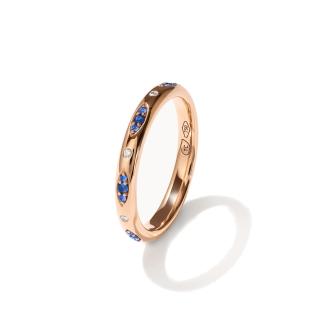 GYPSY Bandring Pavé  'Ocean' 