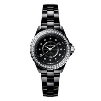 J12 Diamantlünette Uhr Kaliber 12.2, 33 MM