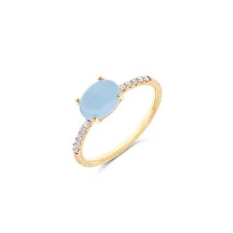 Dancing Azure Ring