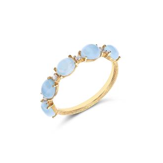Dancing Azure Ring