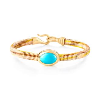 Life Armband mit Türkis