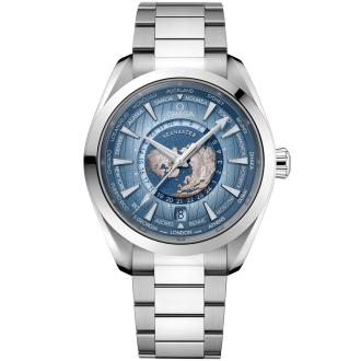 Aqua Terra 150m Co-Axial Master Chronometer GMT Worldtimer 42mm