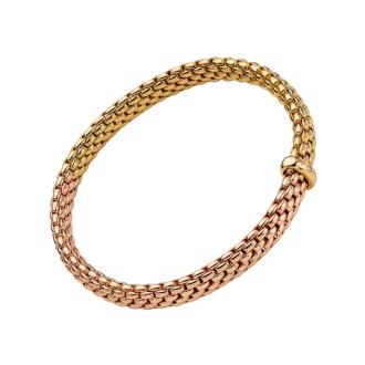 Vendôme Flex'it Armband mit zweifarbigem Geflecht