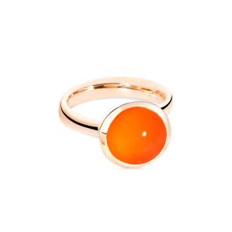 BOUTON Ring large Karneol