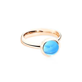 BOUTON Ring small Swiss Topas