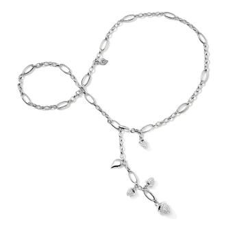 MIKADO Collier Delicate mit Diamond Pavé 