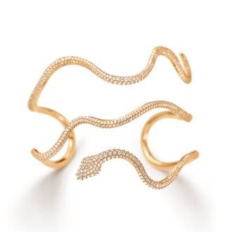 Snakes-Armreif In Pavé-Fassung