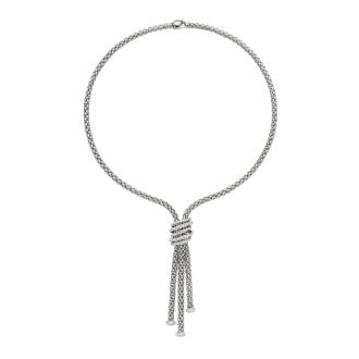 Solo Halskette mit Diamanten ausgefaßt