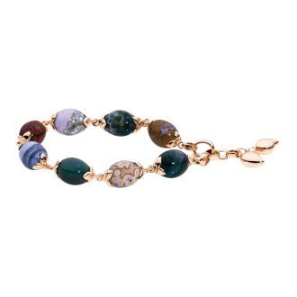 COCONUT Armband small Ocean Jasper