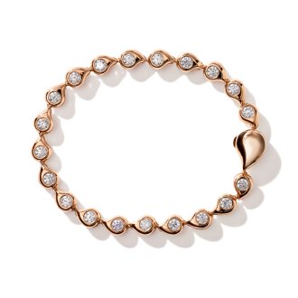 SNOWFLAKES Armband Rivière Classic / 'Blush' 