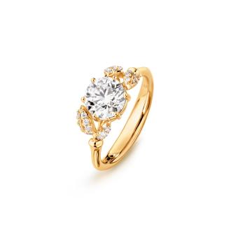 Winter Frost Solitaire Ring
