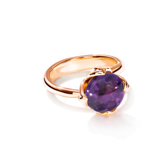 TULIP Ring Small mit Amethyst