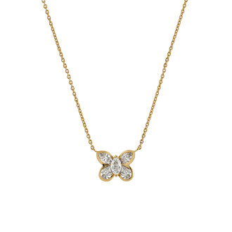 Butterfly Anhänger mit Kette