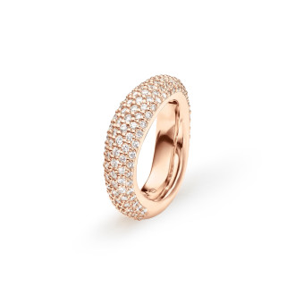 Love Ring 5 mit Diamant-Pavé