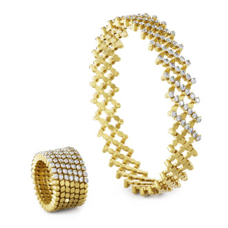 Serafino Multi-Size Ring und Armreif