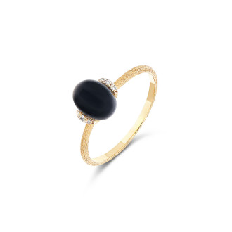 Dancing Mystery Black Ring