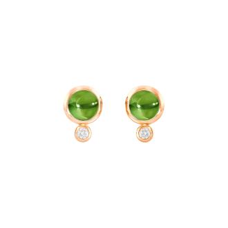 BOUTON Ohrstecker Peridot