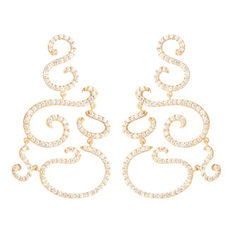 Love Bands Chandelier-Ohrringe